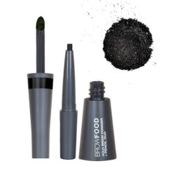 Lashfood Aqua Brow Powder And Pencil Duo - Charcoal